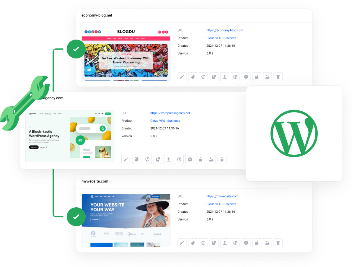 Alojamento de Sites (Alojamento Web) WordPress - REGISTAR Moçambique - Painel WordPress Tudo-em-Um